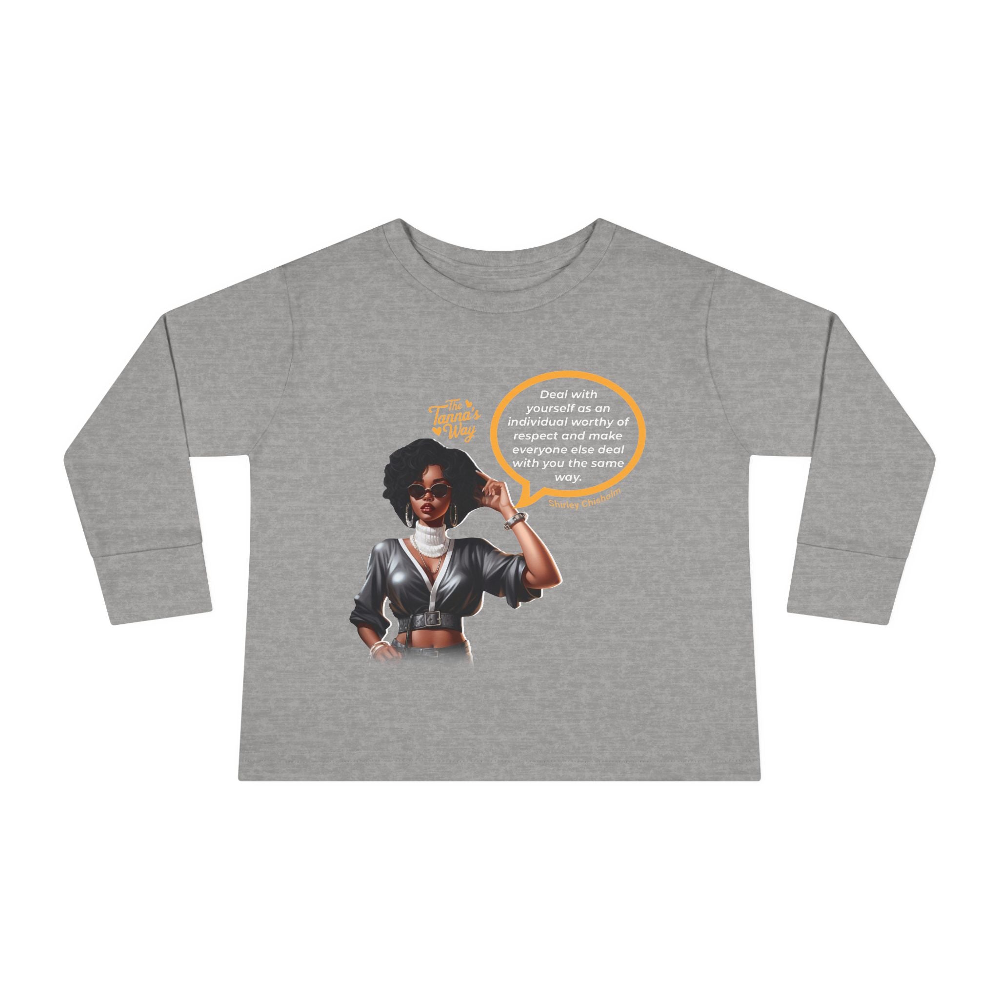 Shirley Chisholm | Toddler Long Sleeve Tee